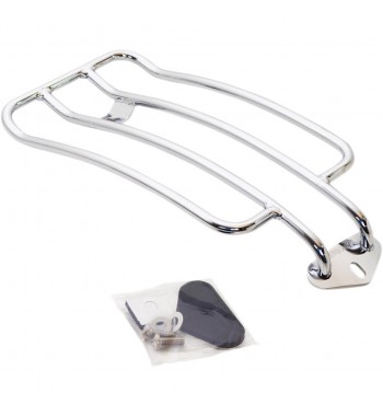 PORTE BAGAGE RACK CHROME MOTHERWELL POUR HARLEY DAVIDSON FXS FLS BLACKLINE/SLIM '11-'16