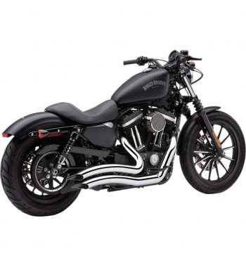 EXHAUSTS COBRA SPEEDSTER SWEPT SHORT CHROME FOR HARLEY DAVIDSON XL SPORTSTER '14-'16