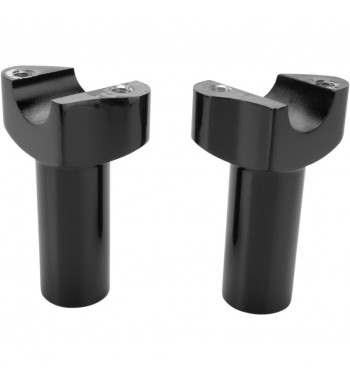 RISER STD GUIDON 1" 90 MM. NOIR POUR HARLEY DAVIDSON
