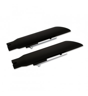 TERMINALI SCARICHI MARMITTE UNIVERSALI SLASH CUT NERI PER MOTO CUSTOM