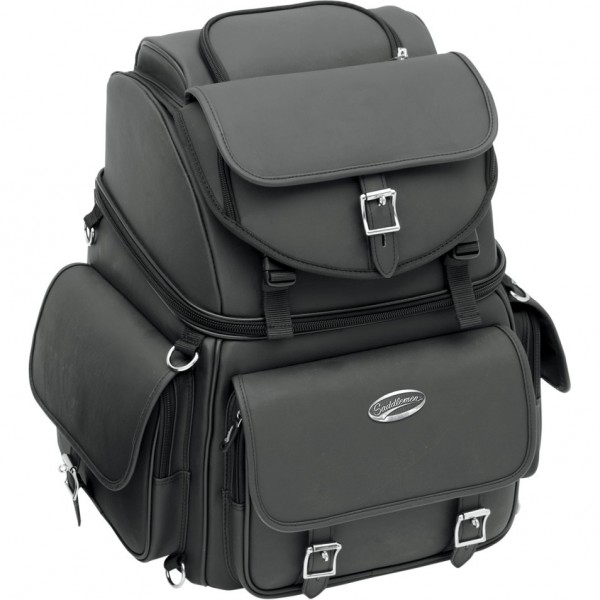 SAC DE VOYAGE EN CUIR BR3400EX/S DELUXE COMBINATION POUR MOTO CUSTOM ET HARLEY DAVIDSON