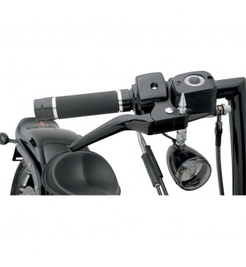 LEVE CUSTOM NERE PER HARLEY DAVIDSON TWIN CAM '96-'15 