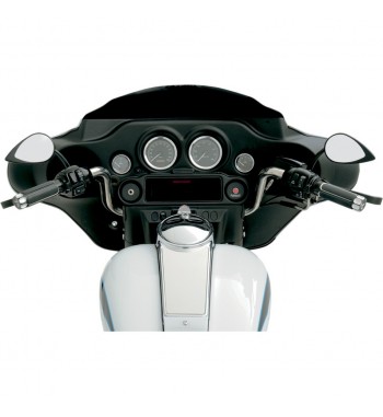 SPECCHIETTO A GOCCIA LUNGO NERO MOTO CUSTOM E HARLEY DAVIDSON 