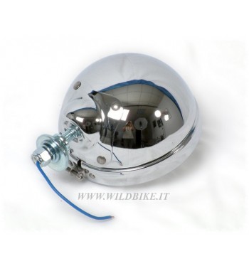FARO AUSILIARIO LATERALE 110 MM.BULBO H3 MOTO CUSTOM E HARLEY