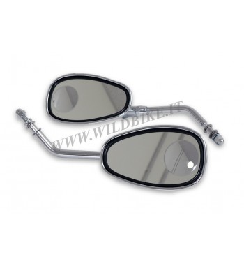 SPECCHIETTI AMERICAN OVAL WIDE PER HARLEY DAVIDSON
