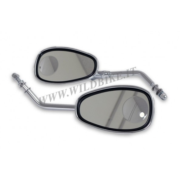 SPECCHIETTI AMERICAN OVAL WIDE PER HARLEY DAVIDSON