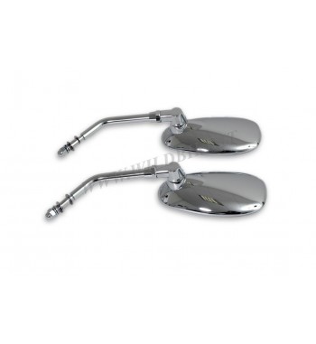 SPECCHIETTI AMERICAN OVAL WIDE PER HARLEY DAVIDSON