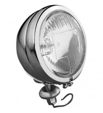 FARO AUSILIARIO LATERALE 110 MM.BULBO H3 MOTO CUSTOM E HARLEY