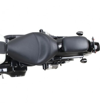 PILLION LEATHER GEL PHANTOM PAD PASSENGER S3 STANDARD 6" WITH SUCTION CUPS HARLEY DAVIDSON AND CUSTOM MOTORCYCLE