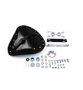 SEAT SOLO UNIVERSAL BOBBER BLACK WITH SPRING FOR CUSTOM MOTORCYCLES AND HARLEY DAVIDSON