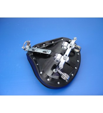 SEAT SOLO UNIVERSAL BOBBER BLACK WITH SPRING FOR CUSTOM MOTORCYCLES AND HARLEY DAVIDSON