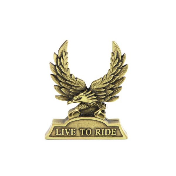 FRIES MIT EMBLEM ADLER UND LIVE TO RIDE FÜR SISSYBAR HARLEY DAVIDSON