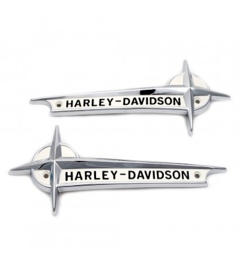 EMBLEMS GAS TANK 61776-61T WITH CHROME LETTERING HARLEY DAVIDSON 