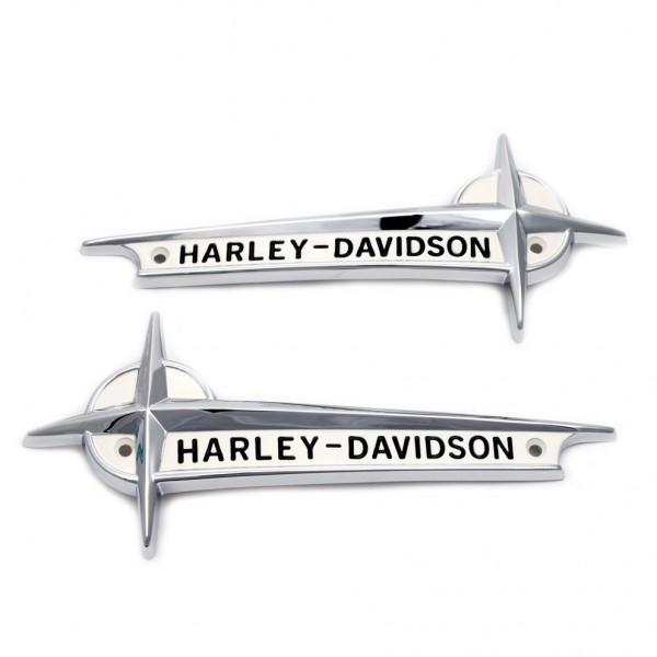 EMBLÈMES LETTRAGE CHROME GAZ RESERVOIR 61776-61T HARLEY DAVIDSON