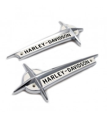 EMBLEMS GAS TANK 61776-61T WITH CHROME LETTERING HARLEY DAVIDSON 