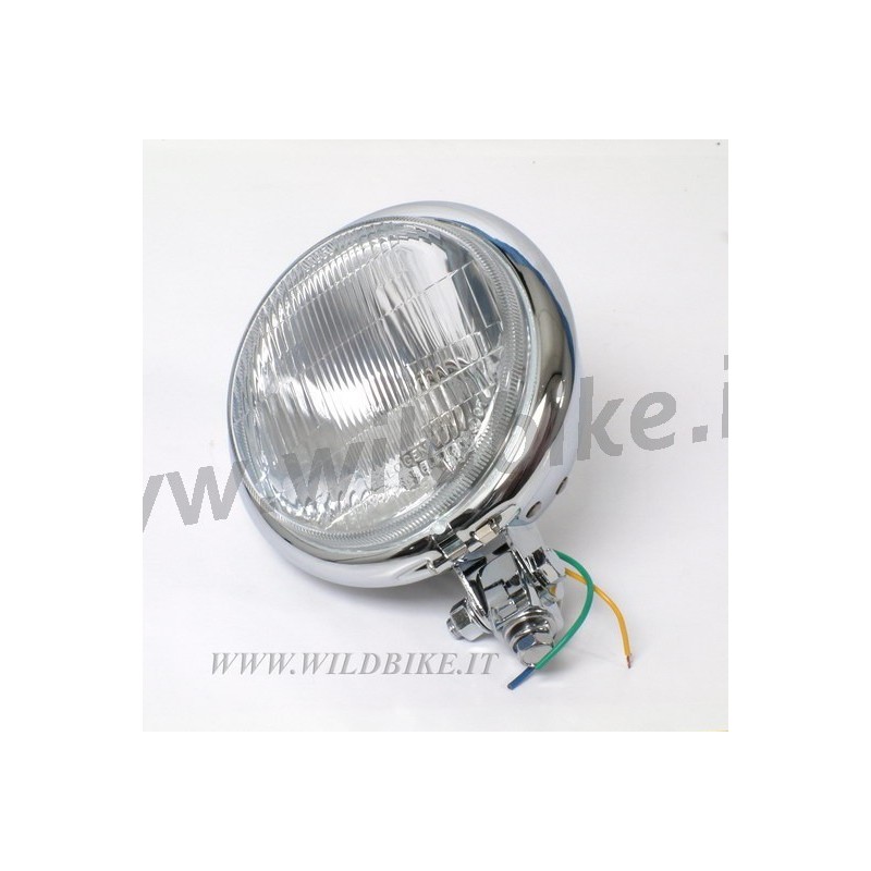 FARO CENTRALE CROMATO DRAG 5 3/4" -140 MM MOTO CUSTOM E HARLEY