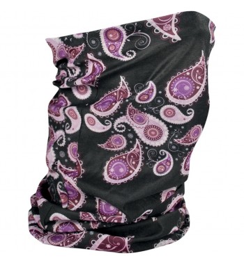 MULTIFUNKTIONS UNTER KRAGEN AUSDEHNUNGS FLEECE LINE PURPLE PAISLEY RIDER