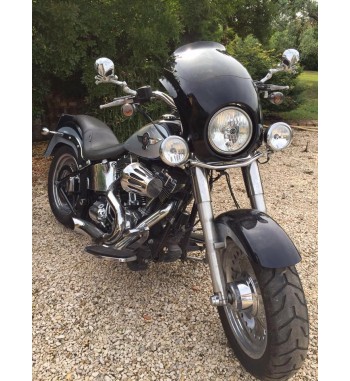 BULLET FAIRING WINDSHIELD for HARLEY DAVIDSON  SOFTAIL DE LUXE HERITAGE FAT BOY