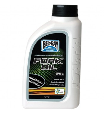 OLIO PER FORCELLE ANTERIORI BEL RAY 5 W 1 LT. HARLEY DAVIDSON E MOTO CUSTOM