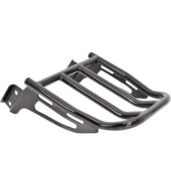 PORTE BAGAGE RACK 2-UP NOIR POUR SISSYBAR DOSSIER HARLEY DAVIDSON XL SPORTSTER '04-'16