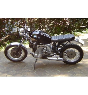 SILENCIEUX D'ÉCHAPPEMENT SLIP ON CAFE RACER CHROME MOTO