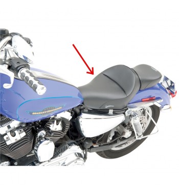 SITZ TREIBER LEDER MIT GEL KOMFORT RENEGADE™ für HARLEY DAVIDSON XL SPORTSTER '04-'16