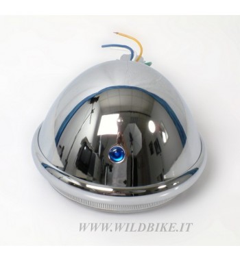 FARO CENTRALE CROMATO DRAG 5 3/4" -140 MM MOTO CUSTOM E HARLEY