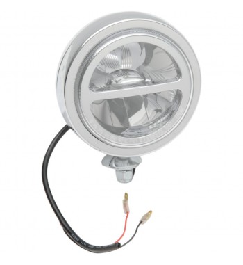 SCHEINWERFER HILFS LED 4 1/2" LOW CHROM FÜR CUSTOM MOTORRAD UND HARLEY DAVIDSON