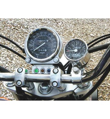 CONTAGIRI ELETTRONICO MINI CUSTOM PER MOTO E HARLEY