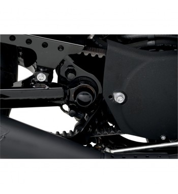 COPERTURE COPRI BULLONI NERI PERNO FORCELLONE PER HARLEY DAVIDSON XL SPORTSTER '04-'13