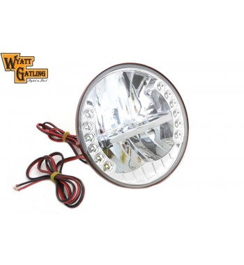 CORPS AMPOULE PHARES 7 "/180 MM. LED CUSTOM MOTOCYCLETTE ET HARLEY DAVIDSON