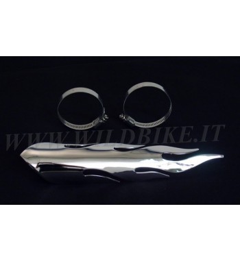 SCUDO PARACALORE TIPO FIAMMA DA 11" PER MARMITTE SCARICHI