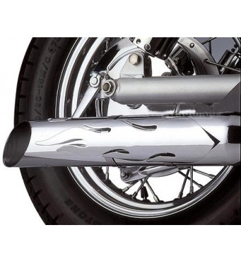 SCUDO PARACALORE TIPO FIAMMA DA 11" PER MARMITTE SCARICHI