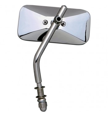 MIROIR RECTANGULAIRE CHROME DIE-CAST POUR HARLEY DAVIDSON