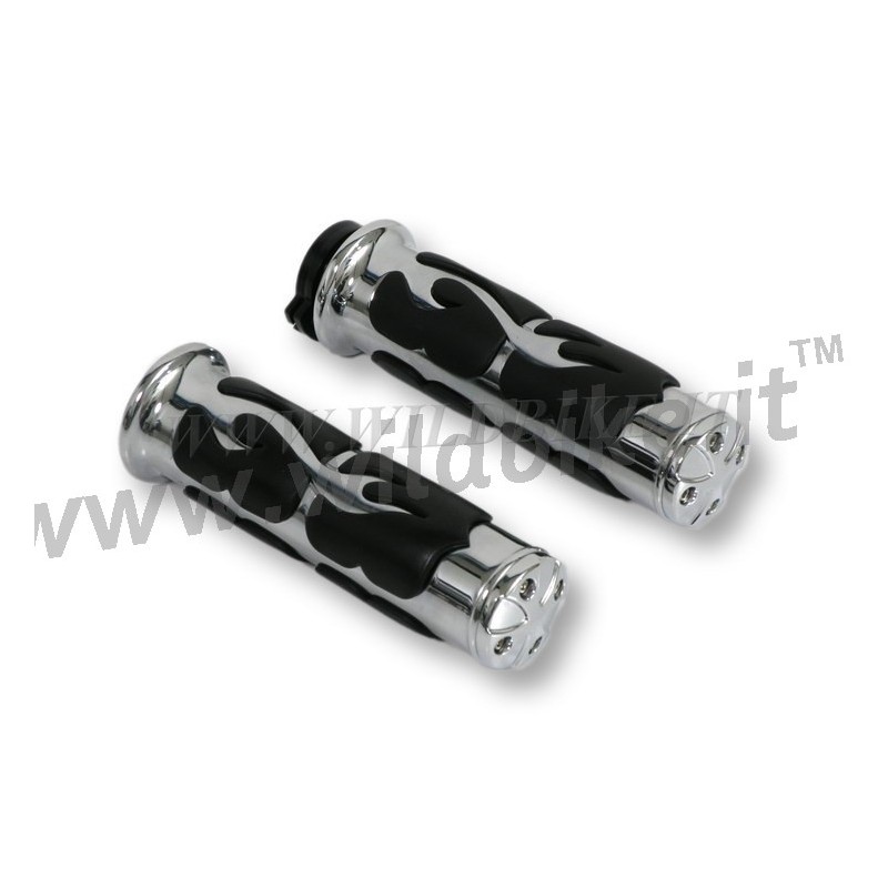 MANOPOLE KURYAKYN  CROMATE ISO FLAME PER HARLEY DAVIDSON