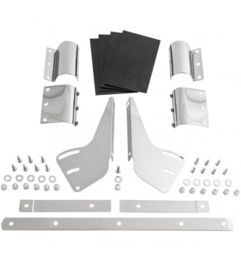 PARE-BRISE FALCON 20" CLAIR STANDARD EFFACER FOURCHE POUR CUSTOM CRUISER MOTOCYCLETTE