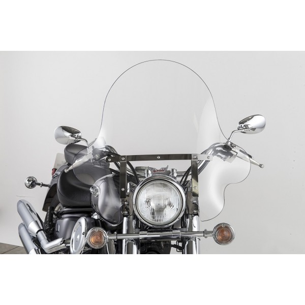 PARABREZZA FALCON 20" TRASPARENTE PER FORCELLE STANDARD MOTO CUSTOM