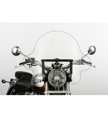 WINDSHIELD FALCON 16" CLEAR NOIR FOR OVERSIZED FORK CUSTOM CRUISER MOTORCYCLE