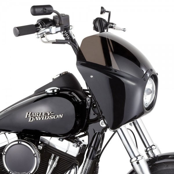 PARABREZZA CUPOLINO A.NESS NERO  HARLEY DYNA STREET BOB/S.GLIDE