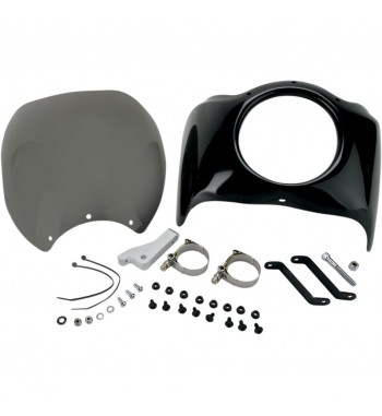 WINDSHIELD FAIRING ARLEN NESS PAINTABLE BOLT-ON HARLEY DAVIDSON FXD DYNA STREET BOB SUPER GLIDE