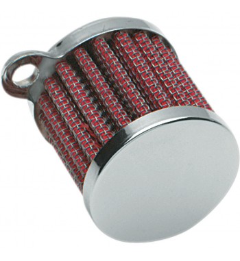 FILTER VENT MINI CHROME CRANKCASE FOR CUSTOM MOTORCYCLE AND HARLEY DAVIDSON