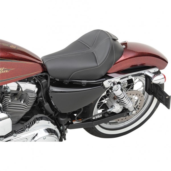 SITZ TREIBER LEDER MIT GEL KOMFORT DOMINATOR™ für HARLEY DAVIDSON XL SPORTSTER '04-'16