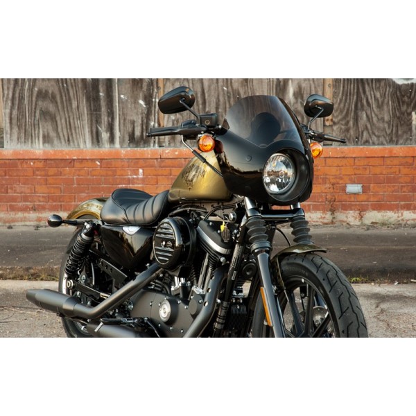 PARABREZZA CUPOLINO CAFE RACER FAIRING PER HARLEY DAVIDSON XL SPORTSTER 96-21