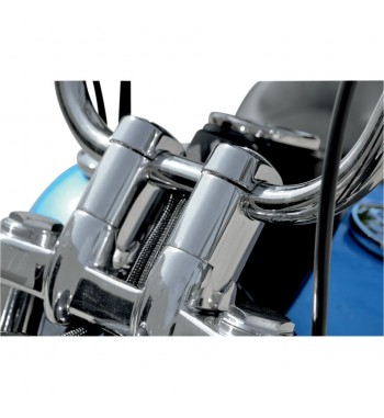 ERWEITERUNG 2" POLIERT RISER LENKER HARLEY DAVIDSON FXDB DYNA STREET BOB 2008-2012