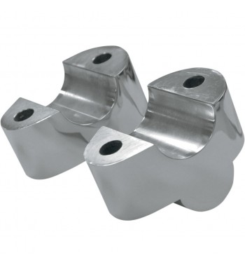 ESTENSIONI RISER LUCIDATI 1" PER MANUBRIO HARLEY DAVIDSON FXDB DYNA STREET BOB '08-'12