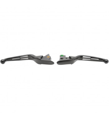 HEBEL WIDE BLADE SLOTTED CHROM FÜR HARLEY DAVIDSON TWIN CAM '99-'14