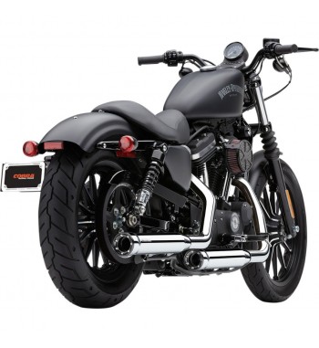 SCARICHI TERMINALI COBRA SLIP ON 3" RACE PRO TIPS CROMATI PER HARLEY DAVIDSON XL SPORTSTER '14-'16