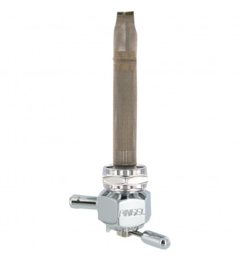RUBINETTO DA SERBATOIO PINGEL POWER FLO™  HEX 22 MM. ANGOLO 90° PER MOTO CUSTOM E HARLEY DAVIDSON