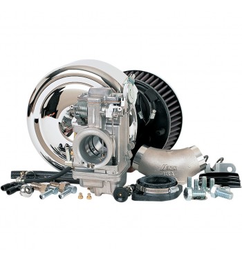 KIT COMPLETO PER CONVERSIONE CARBURATORE MIKUNI HSR42 SMOOTHBORE PER HARLEY DAVIDSON TWIN CAM EFI