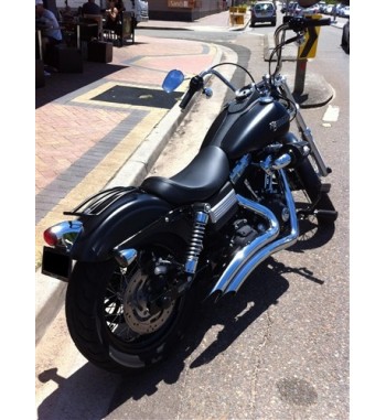 PORTAPACCHI SOLO RACK NERO HARLEY DAVIDSON FXD DYNA  